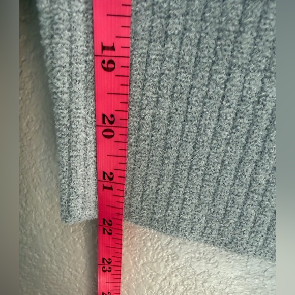 Barefoot Dreams CozyChic Ultra Lite Gray Heather Blocked Ankle Wide-Leg Pants L - Picture 8 of 8